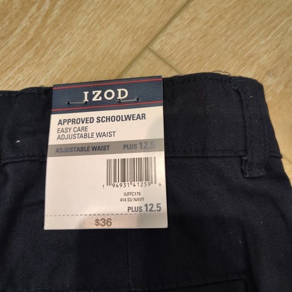 IZOD School Approved Wear Girls 12.5 Navy Adaptive School Girl Uniform Academia - Picture 7 of 12